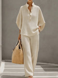 ELENA | Women's Waffle Two-Piece Set
