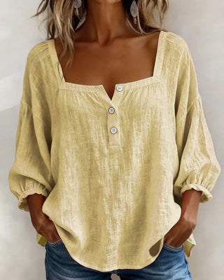 Maribel | Square Neck Balloon Sleeve Shirt