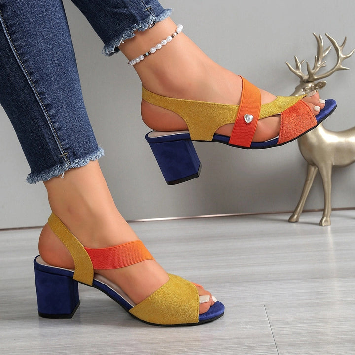Elara™ | Comfortable Heels with Crossed Straps