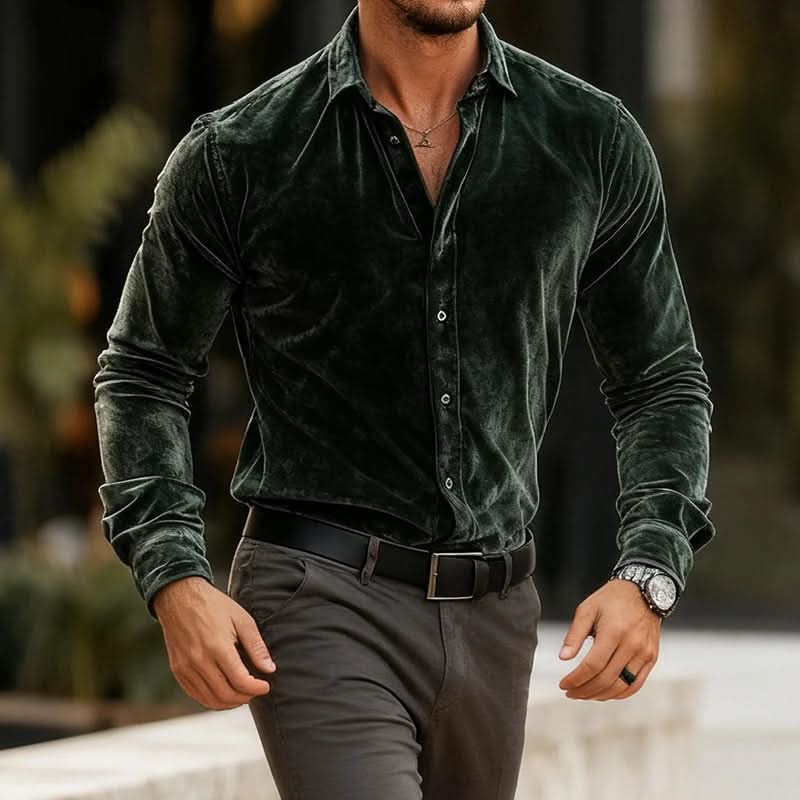 Oscar | Velvet Shirt