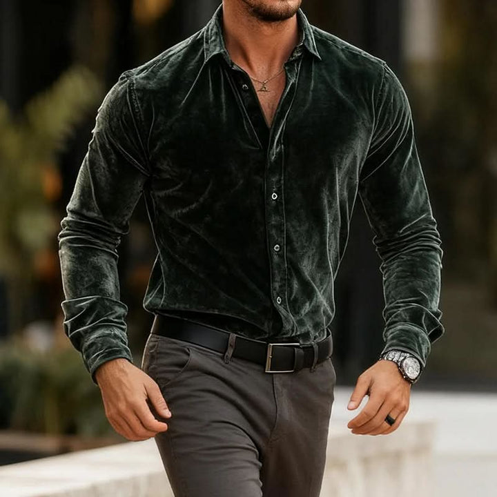 Oscar | Velvet Shirt