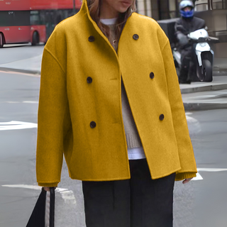BINI™ - Cozy Long-Sleeve Stand Collar Coat