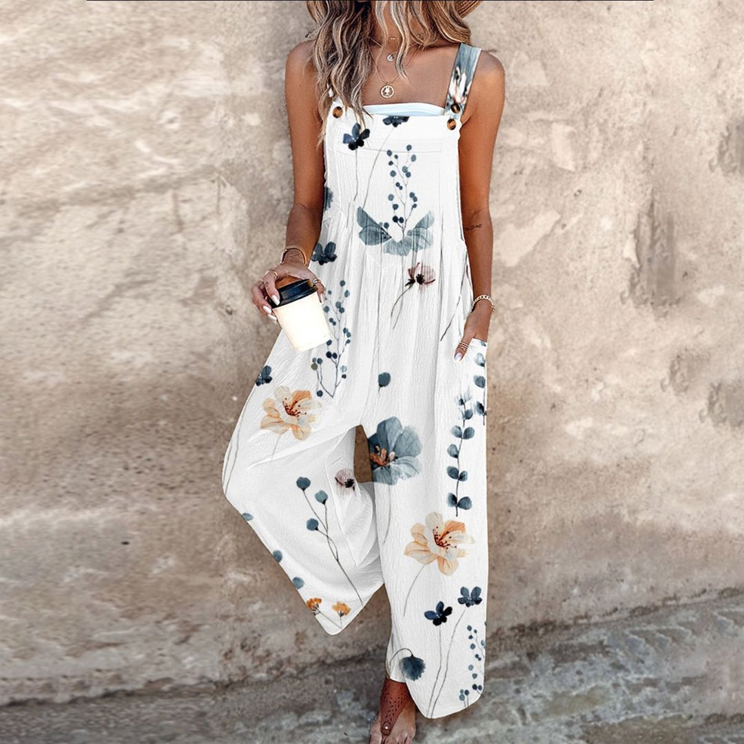 VALERIA | Comfortable Printed Jumpsuit