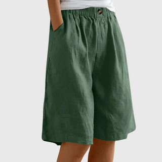 MILEY™ | Elegant Cotton-Linen Shorts
