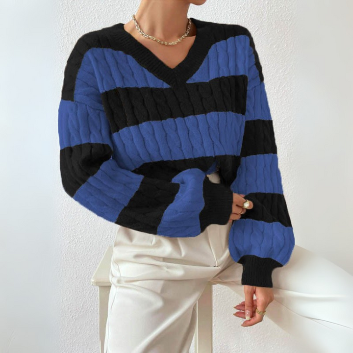 MORTA™ - Comfy V-Neck Long-Sleeve Sweater