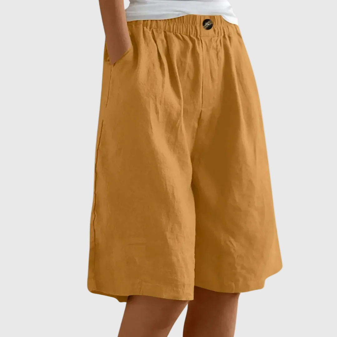 MILEY™ | Elegant Cotton-Linen Shorts