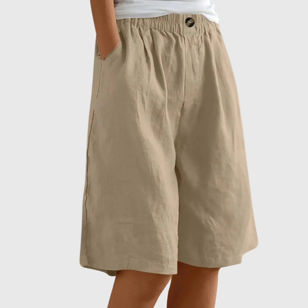 MILEY™ | Elegant Cotton-Linen Shorts