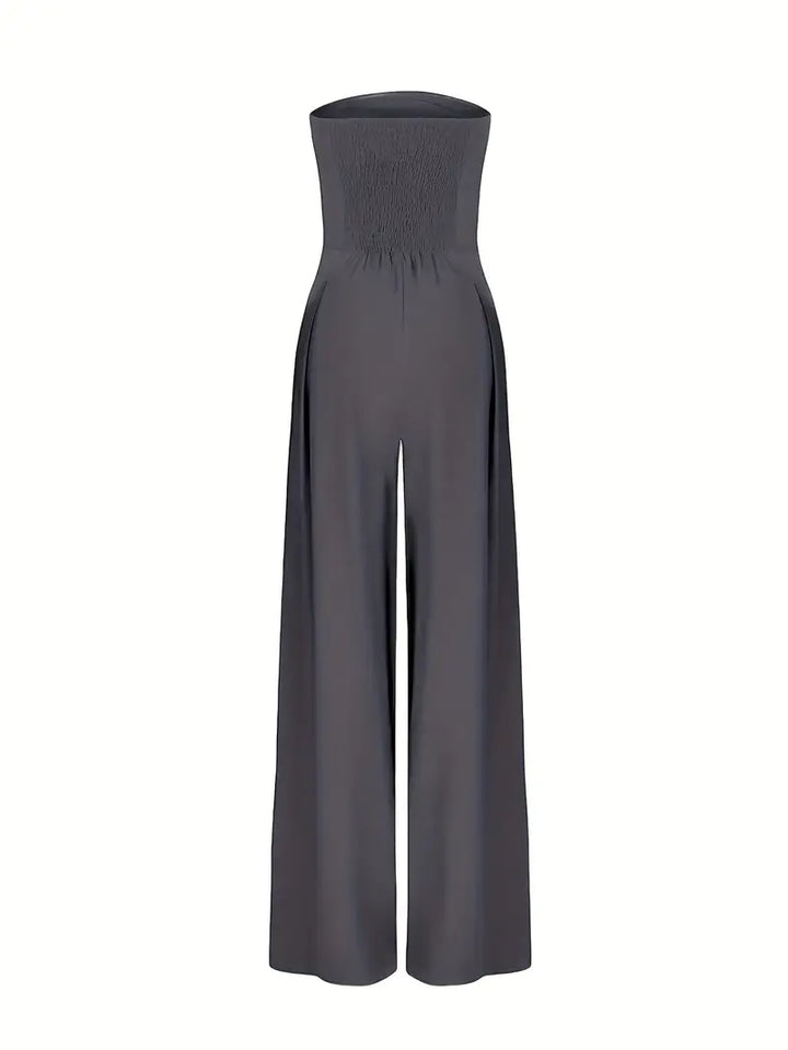 Seravielle | Elegant Wide-leg Jumpsuit