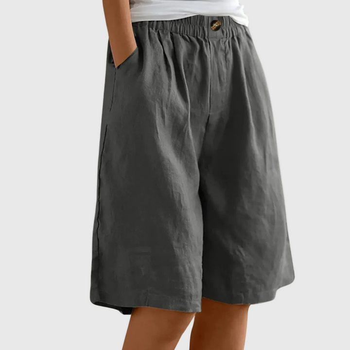 MILEY™ | Elegant Cotton-Linen Shorts