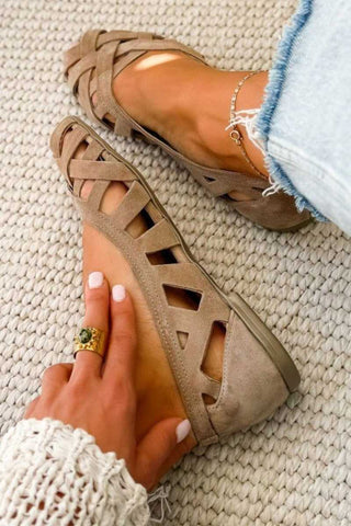 Venezia™ | Colourful Braided Flat Sandals