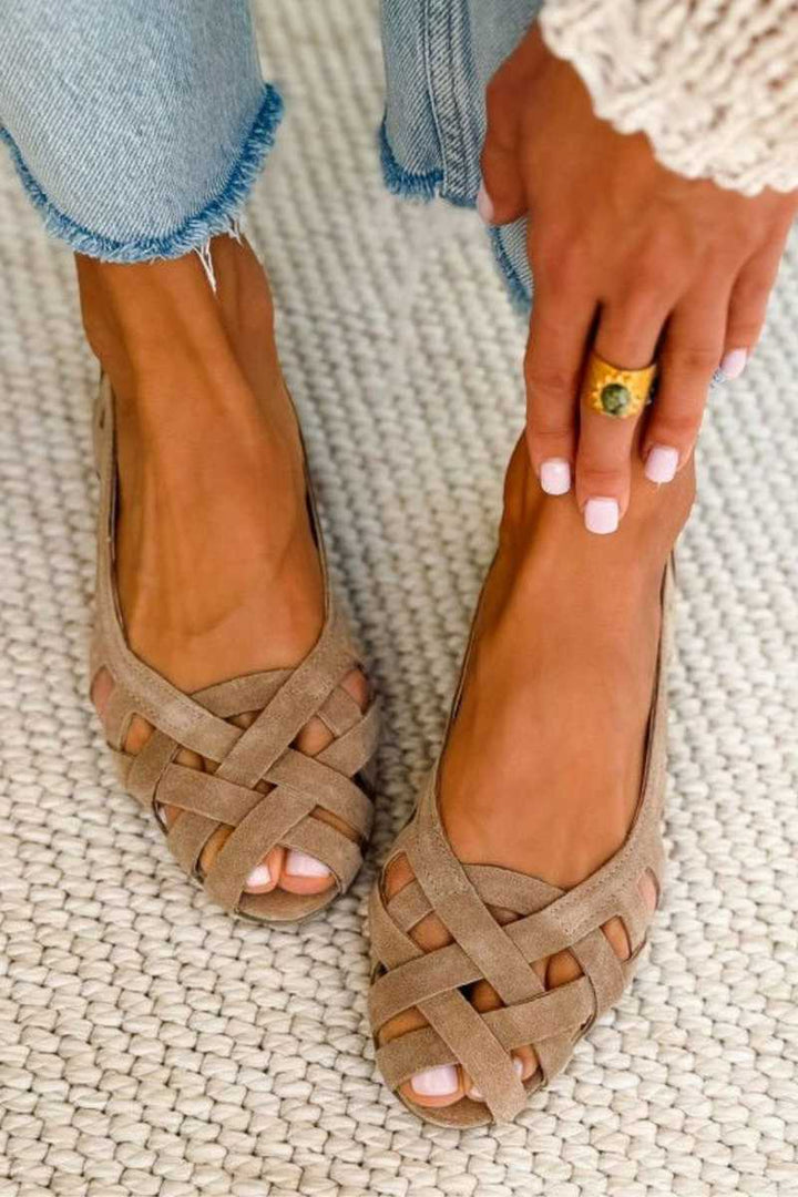 Venezia™ | Colourful Braided Flat Sandals