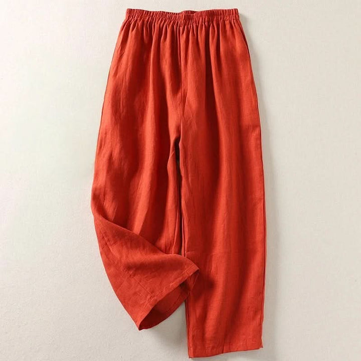 Sophia | Flowing Cotton-Linen Pants