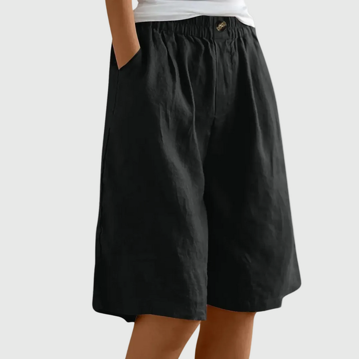 MILEY™ | Elegant Cotton-Linen Shorts