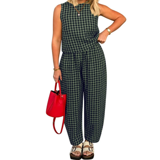 SHANIAH™ - Loose Fit Pocket Crop Top & Pants Set