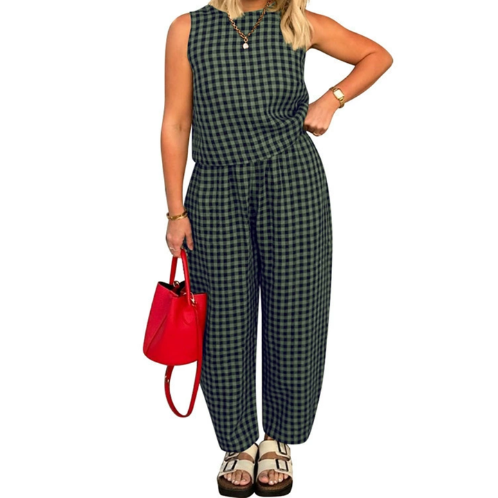 SHANIAH™ - Loose Fit Pocket Crop Top & Pants Set