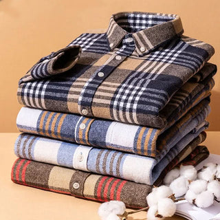 Grayson | Cotton Flannel Shirt