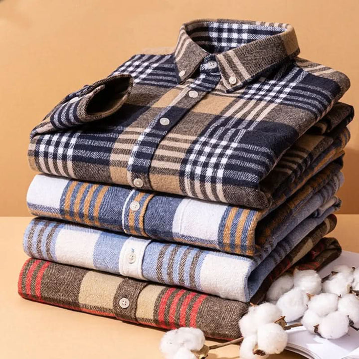 Grayson | Cotton Flannel Shirt