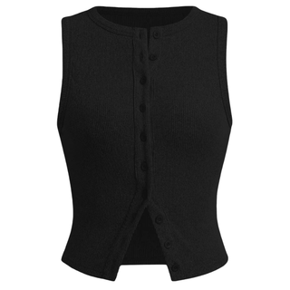 KYLIE™ - Classic Ribbed Casual Crop Top