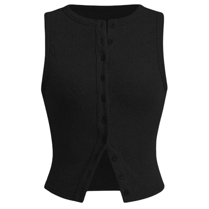 KYLIE™ - Classic Ribbed Casual Crop Top