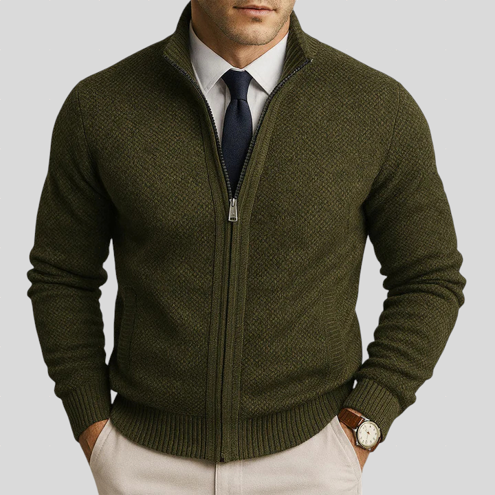 Ravino | Zip-Up Cardigan