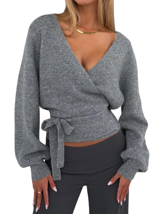INGRID™ - Women's V-Neck Long-Sleeve Knit Cardigan for Fall & Winter