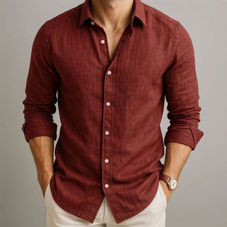 Leo | Soft-Touch Linen Shirt