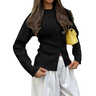 RAIKA™ - Contemporary Long-Sleeve Cardigan