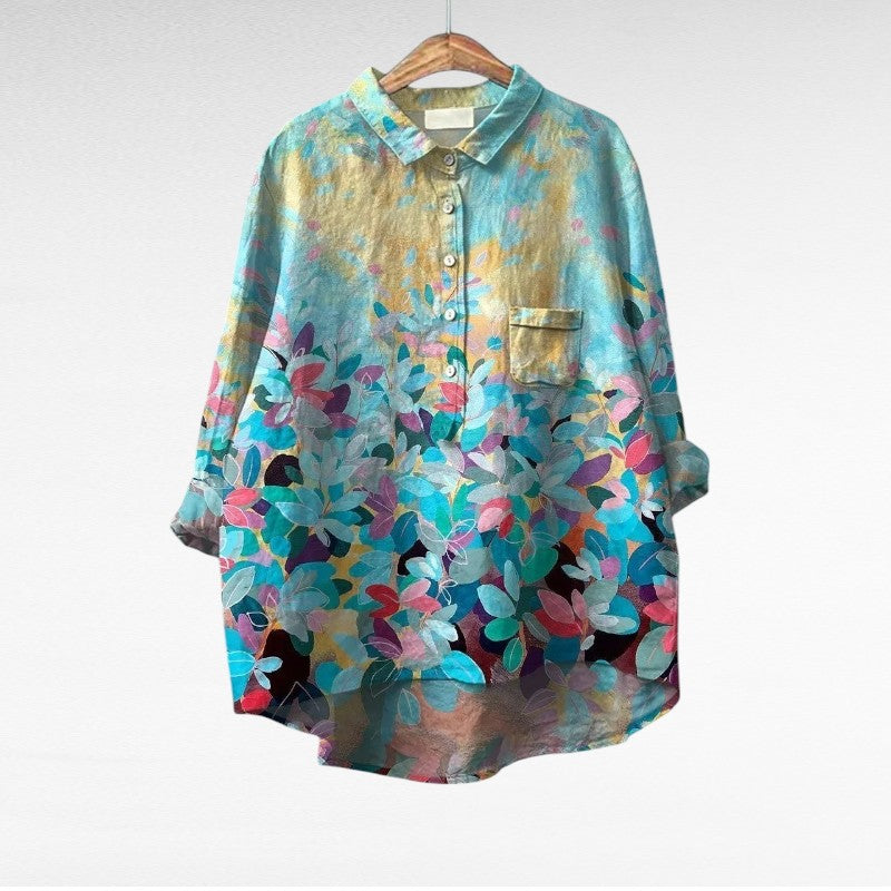 AXELLE | Elegant Summer Linen Blouse