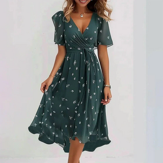 Bianca™ | Women's Dress with V-Neck