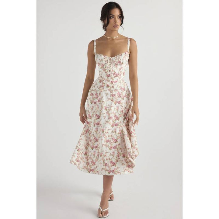 Mia™ | Midi Dress with Corset