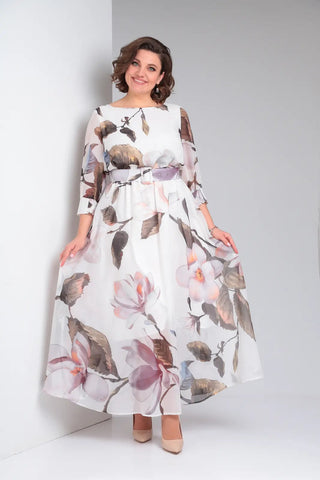 SCARLETT | Long-Sleeve Floral Dress