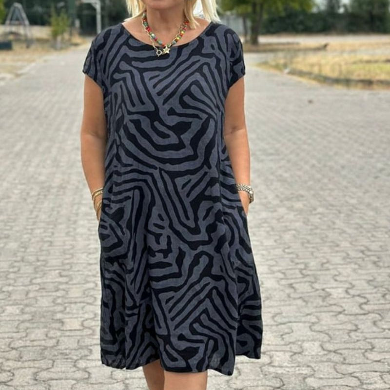 AVANILLE™ | Round Neck Summer Dress