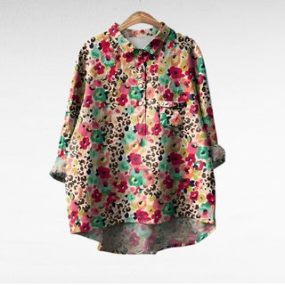 NADIA | Elegant Summer Linen Blouse
