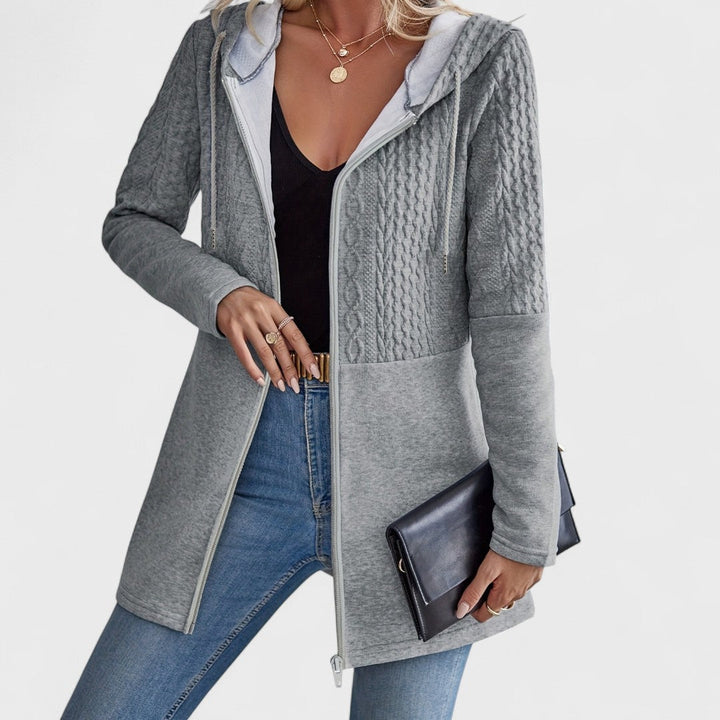 Valentino - Elegant Hooded Grey Cardigan for Women