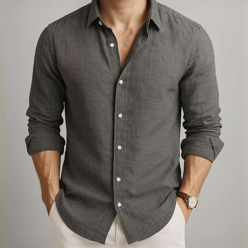 Leo | Soft-Touch Linen Shirt