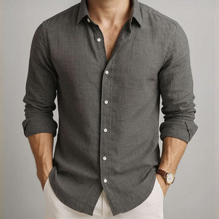 Leo | Soft-Touch Linen Shirt