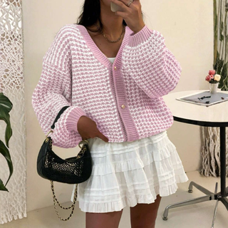 FINITY™ - Comfy V-Neck Long-Sleeve Sweater Cardigan