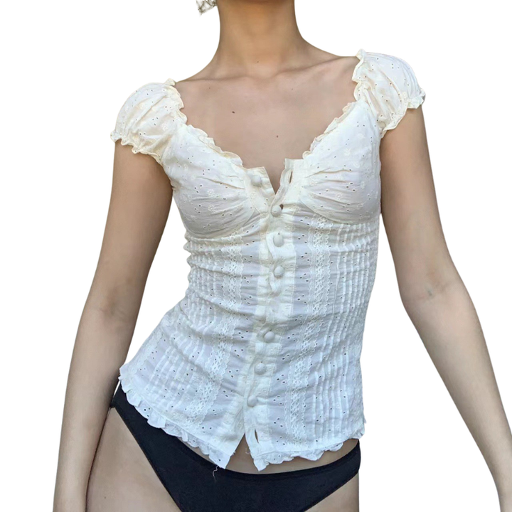GLACY™ - Chic Floral Lace Corset Top