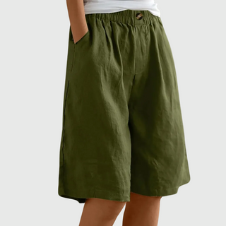 MILEY™ | Elegant Cotton-Linen Shorts