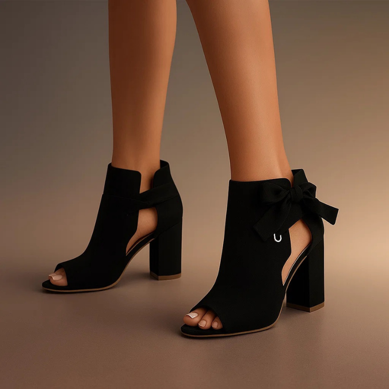 ARABELLA | Bow Detail Heeled Sandals