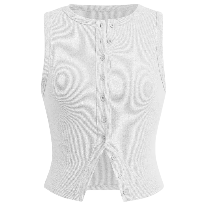 KYLIE™ - Classic Ribbed Casual Crop Top