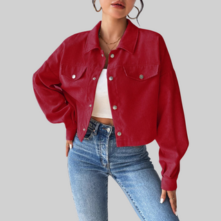 ESTRELLA™ - Classic Collared Button-Front Jacket