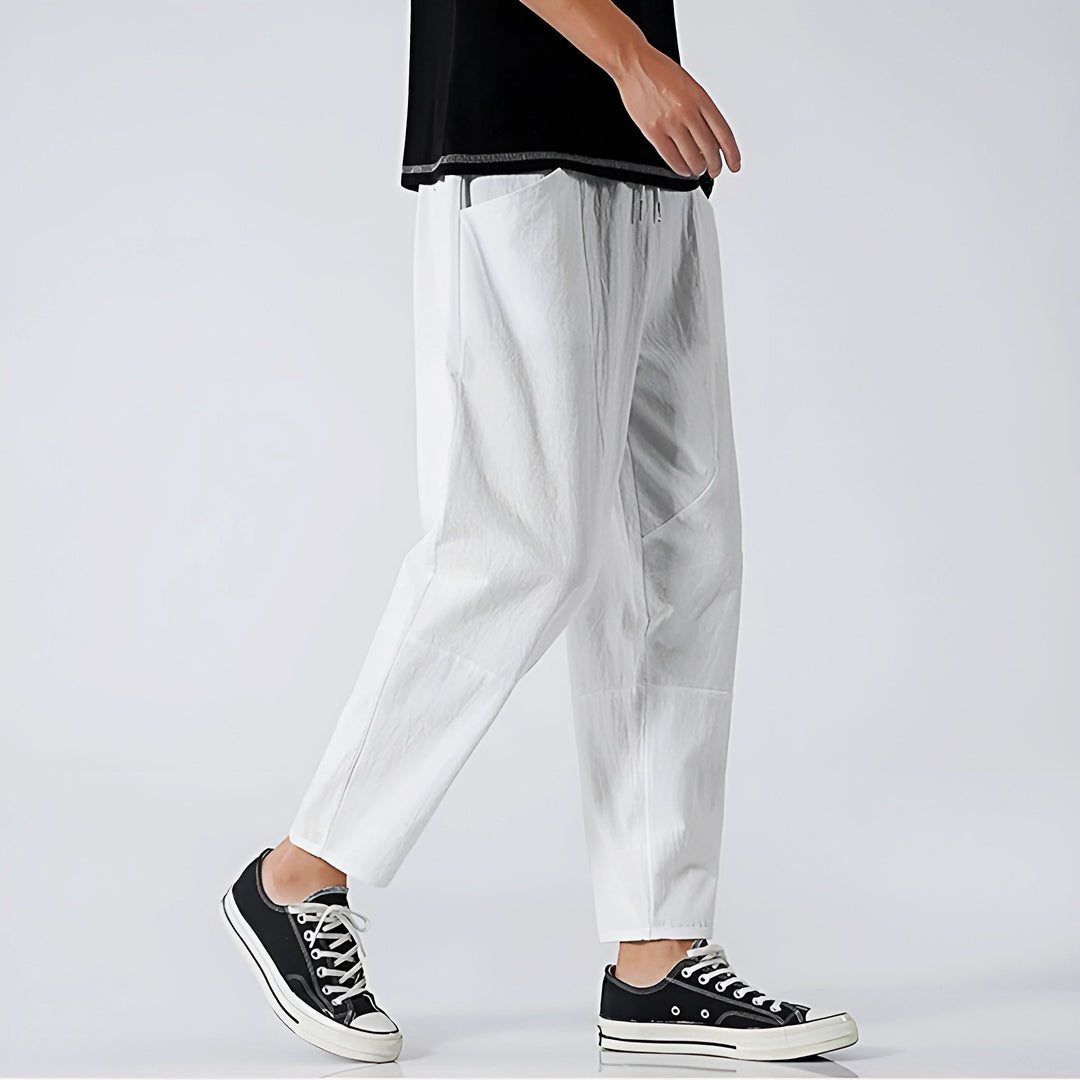 Finn | Cropped Cotton Pants