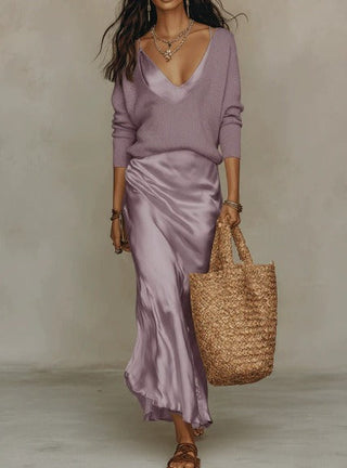Elena | Maxi Dress with Sweater Included