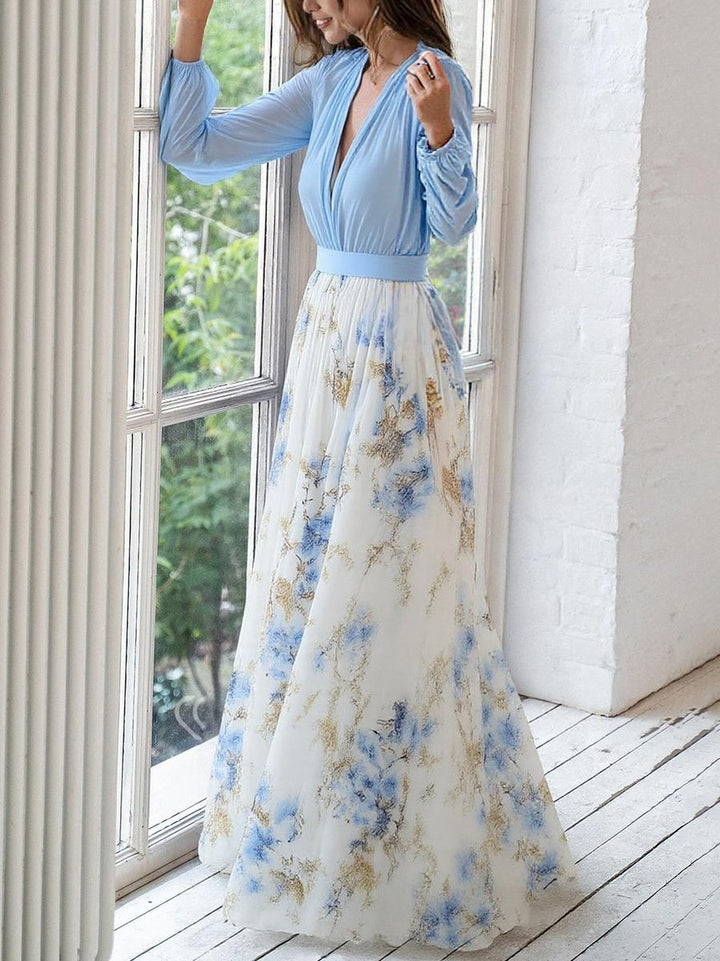 FIONA™ | Beautiful Maxi Dress with Floral Print