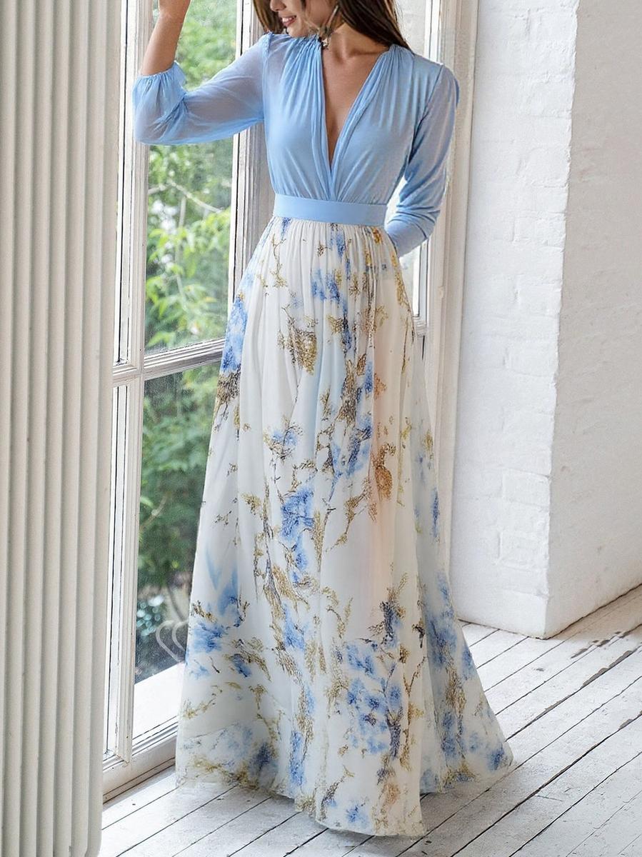 FIONA™ | Beautiful Maxi Dress with Floral Print
