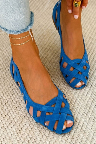 Venezia™ | Colourful Braided Flat Sandals