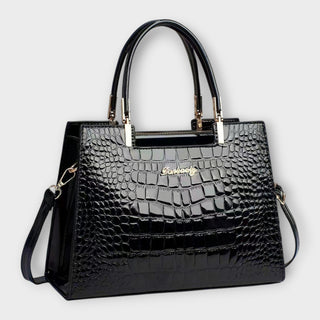 Maison Verdelle - Shiny Crocodile Pattern Handbag