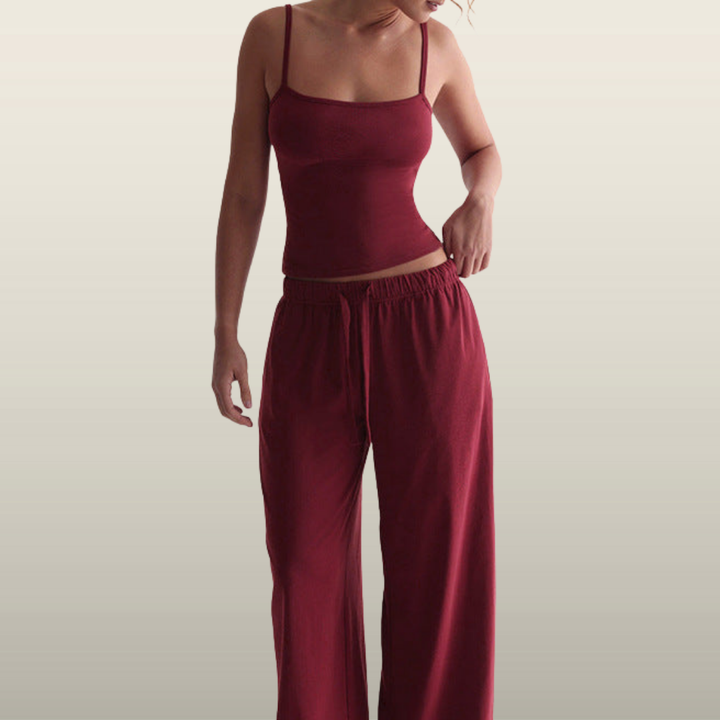 PATSY™ - Casual Sleeveless Top and Pants Summer Set