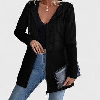 Valentino - Elegant Hooded Grey Cardigan for Women